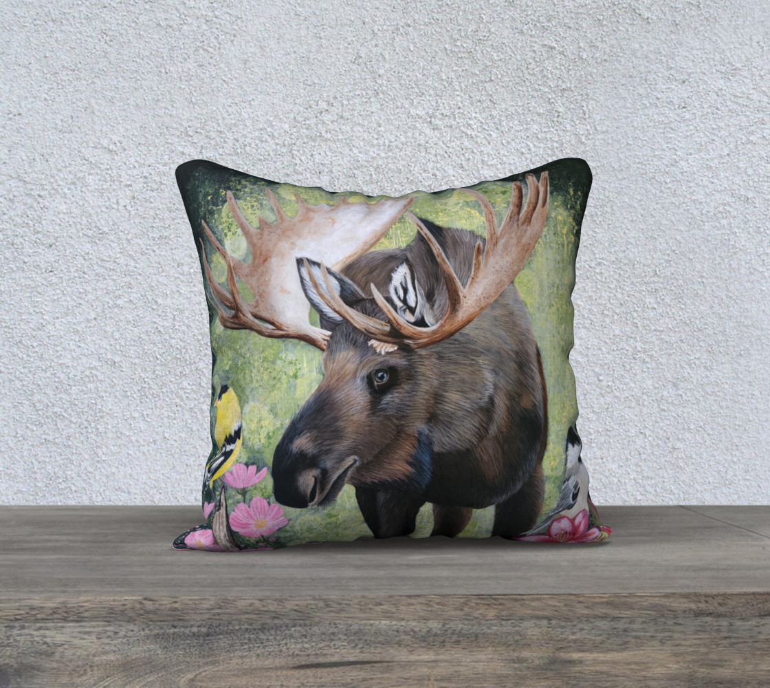 Housse de coussin - Faune et flore