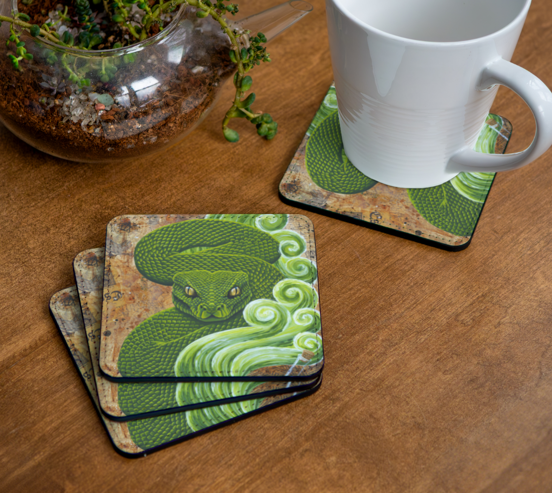 Sous-verre - Serpentard