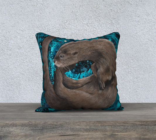 Housse pour coussin - L'équilibre de l'eau