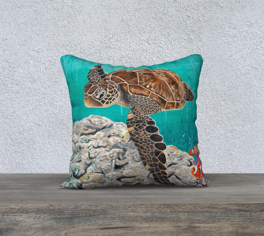 Housse de coussin - Sous l'océan